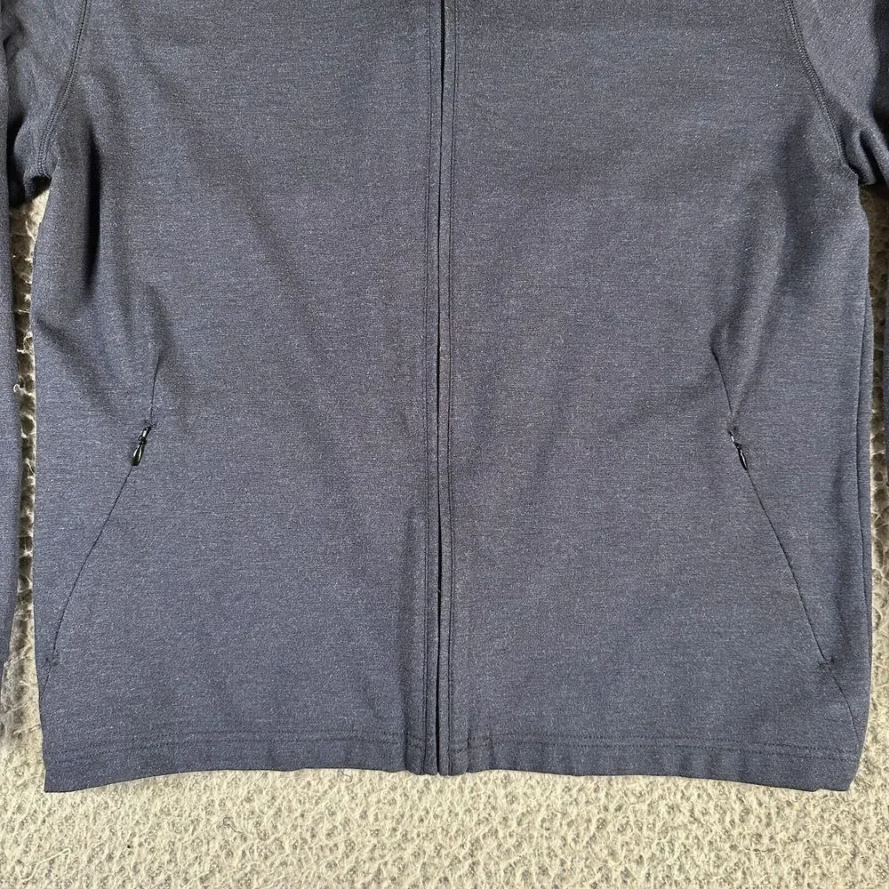Mizzen + Main Jacket Mens Large Navy ProFlex Performance Full Zip‎ Activewear